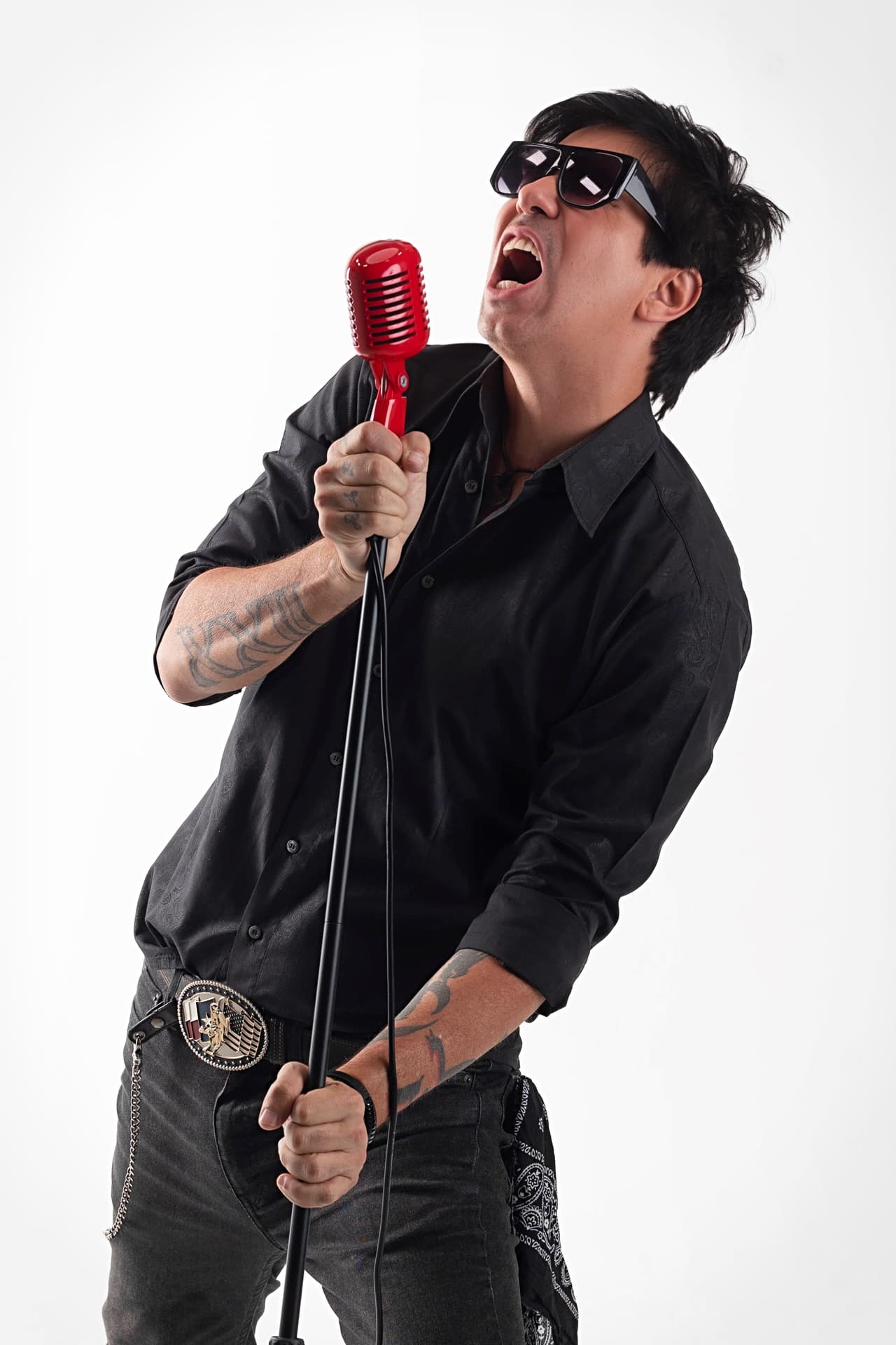 Emilo Regueira, vocalista de Los Rabanes.