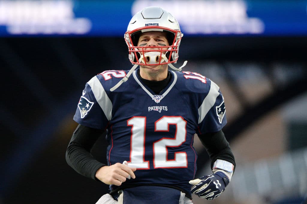 Tom Brady #12 de New England Patriots.