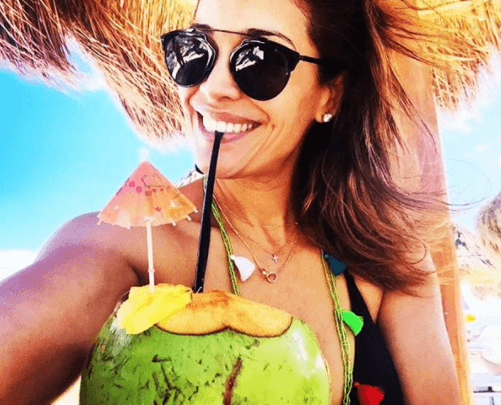 El 2017 comenzó y Karla Martínez le dio la bienvenida desde uno de sus lugares favoritos.