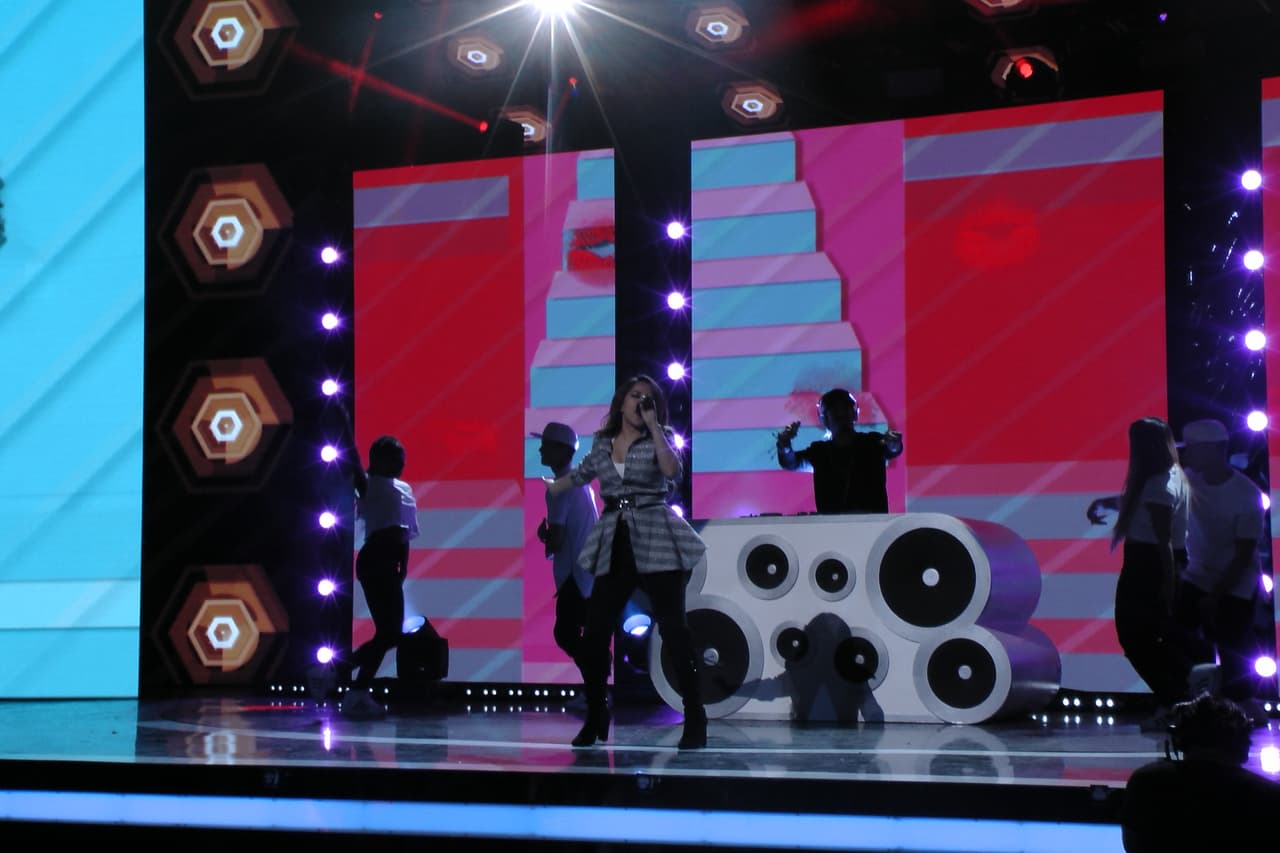 Una gran estrella de la música pop.