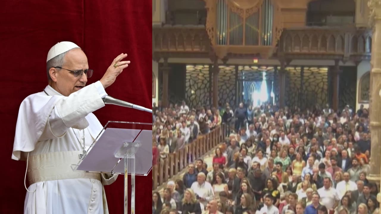 <b>En la 'Ciudad de los vientos', las iglesias católicas recibieron más fieles</b> para celebrar su primera misa. “Es un papa que acoge a la comunidad latina”, observó Laura Otero sobre 
<b>León XIV, nacido en Chicago, Illinois hace 69 años</b>.