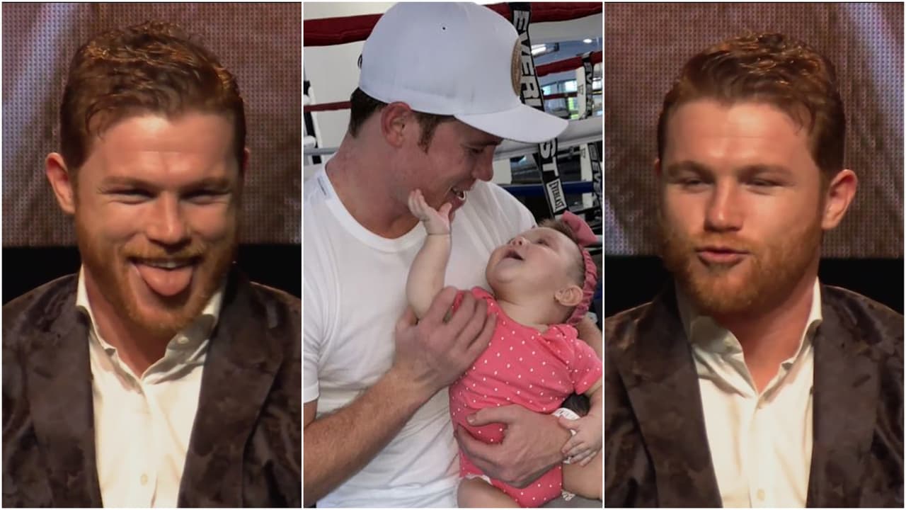 Las tiernas muecas del 'Canelo' Álvarez a su bebé mientras todos hablaban de los $365 millones que ganará