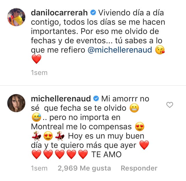 Fue así como Michelle le respondió, asegurando que no sabía qué fecha se le había olvidado.