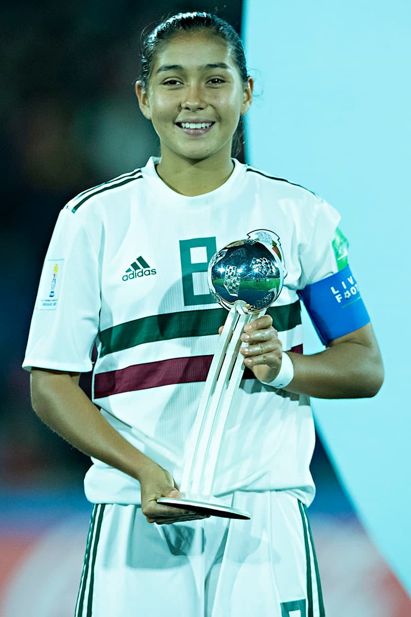 Nicole Pérez fue la capitán de la selección mexicana, anotó tres goles y ganó el reconocimiento del Balón de Plata.
