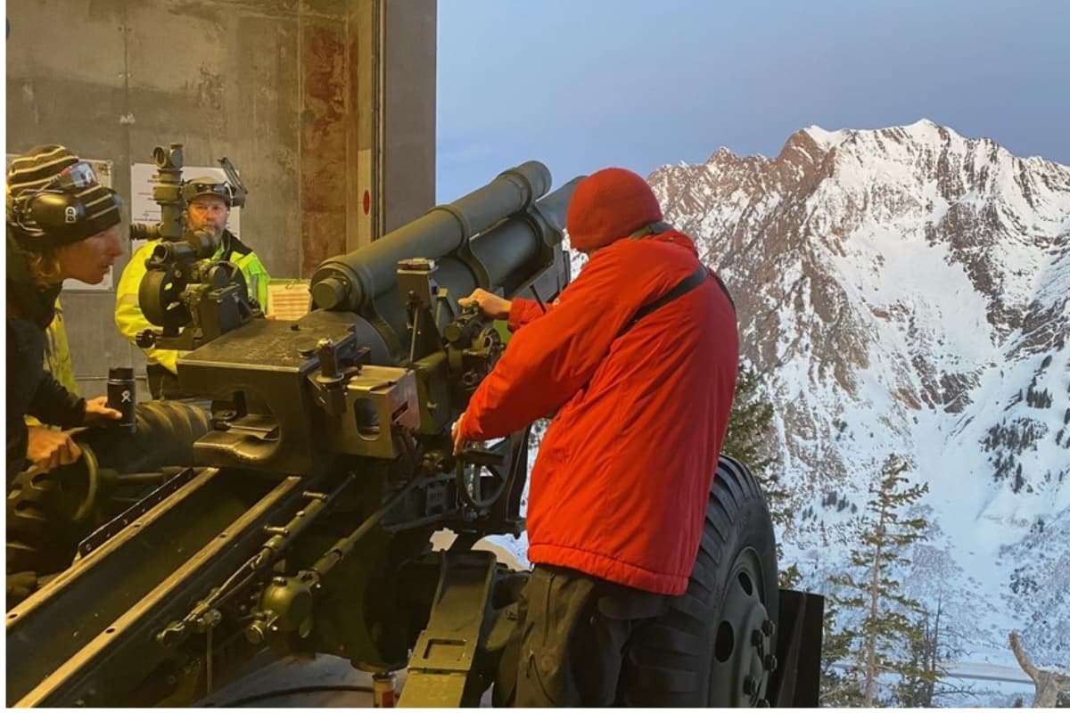 Así mitigan las avalanchas en Utah: disparando dinamita a las montañas