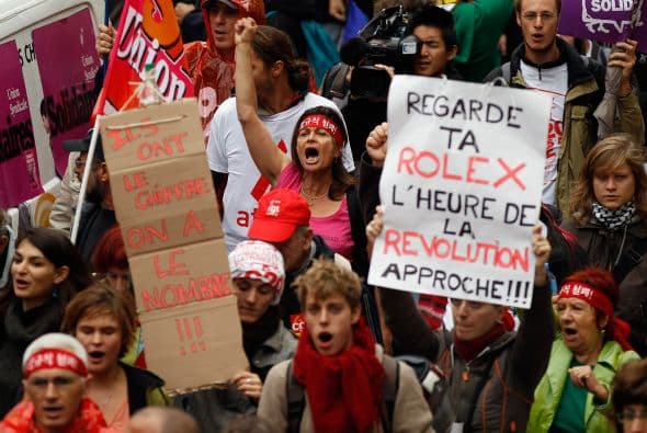 Además hubo manifestantes que piden la liberación del Tibet.