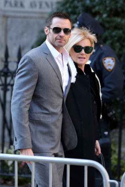 El actor Hugh Jackman junto a su esposa Deborah Furness.