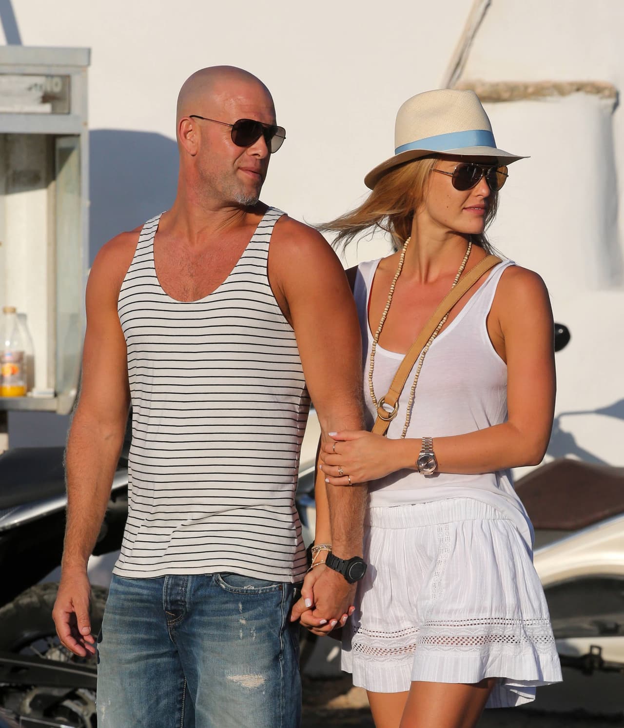 El empresario israelí y la modelo se casaron a fines de septiembre.