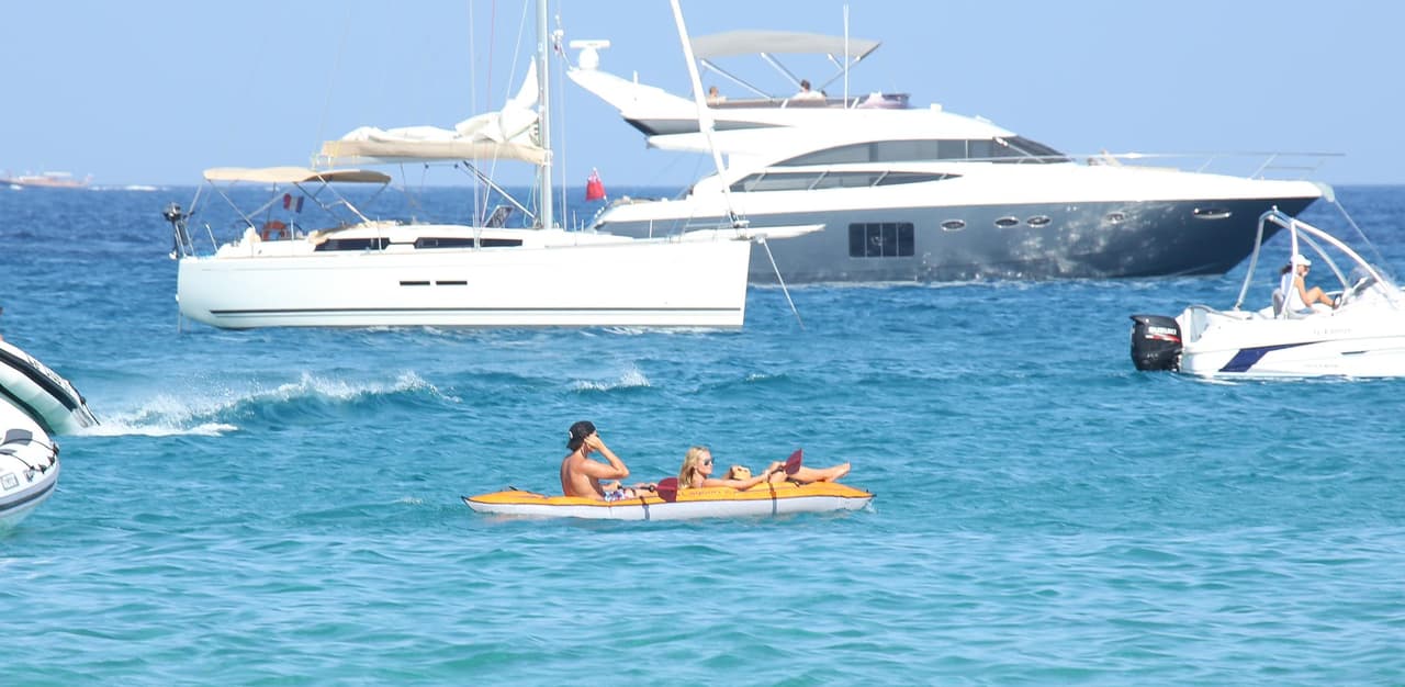 Disfrutando del sol.