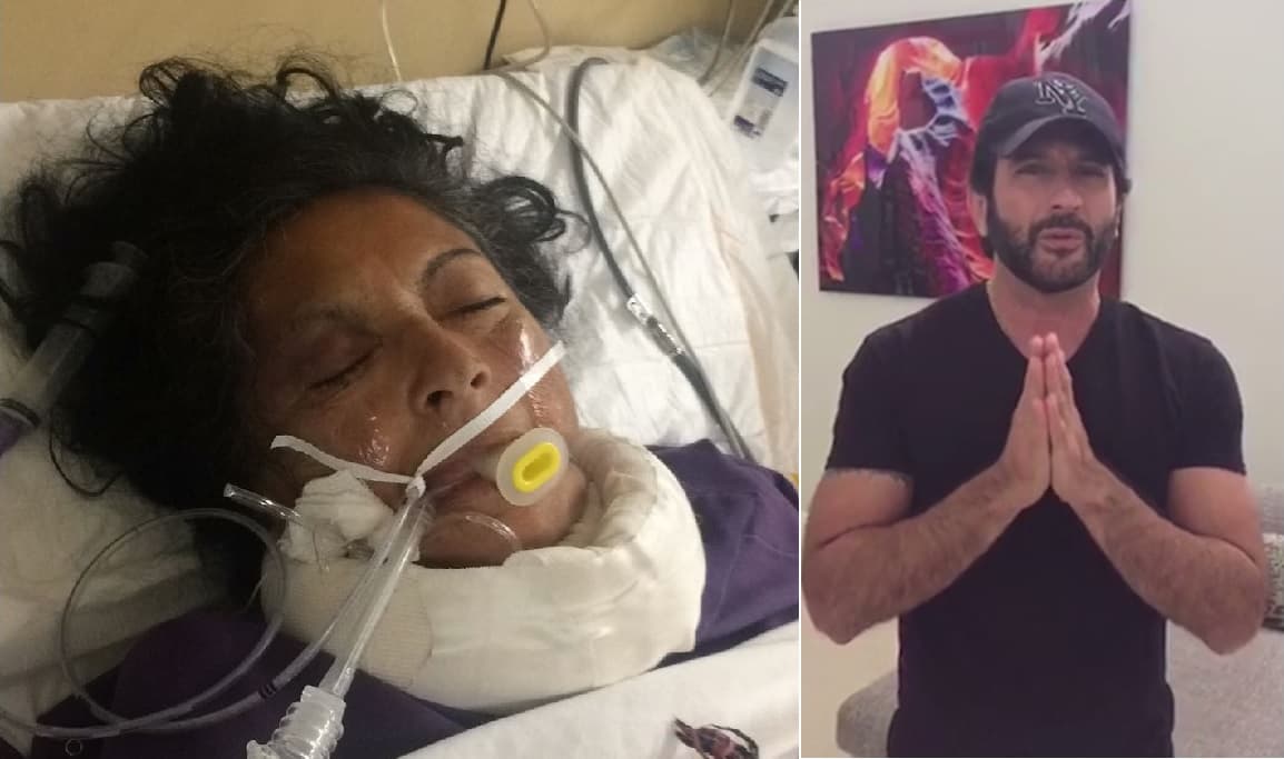 Tras quince años de no verla, hoy Bobby Larios pide se unan en oración por la salud de su hermana quien está en coma después de que la encontraron golpeada e inconsciente en el interior de su domicilio.