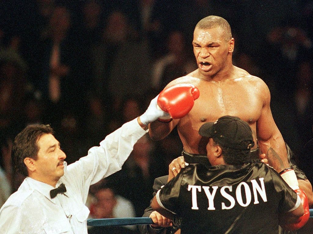 Mike Tyson fue campeón de peso pesado desde 1987 hasta 1990.