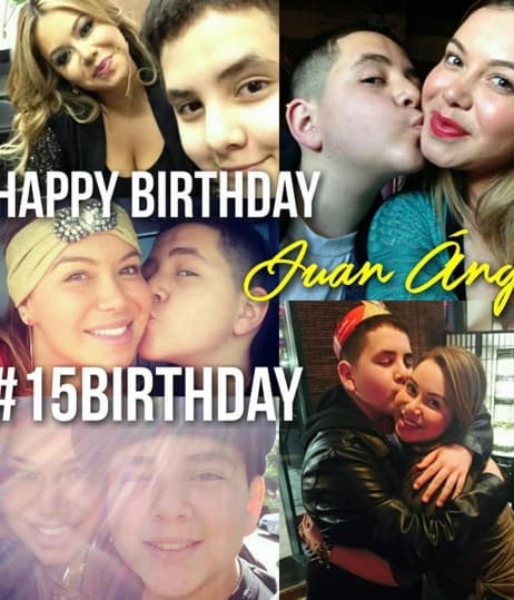 Y porque la fiesta no para, hace unos días también celebró el cumpleaños de su hermanito.