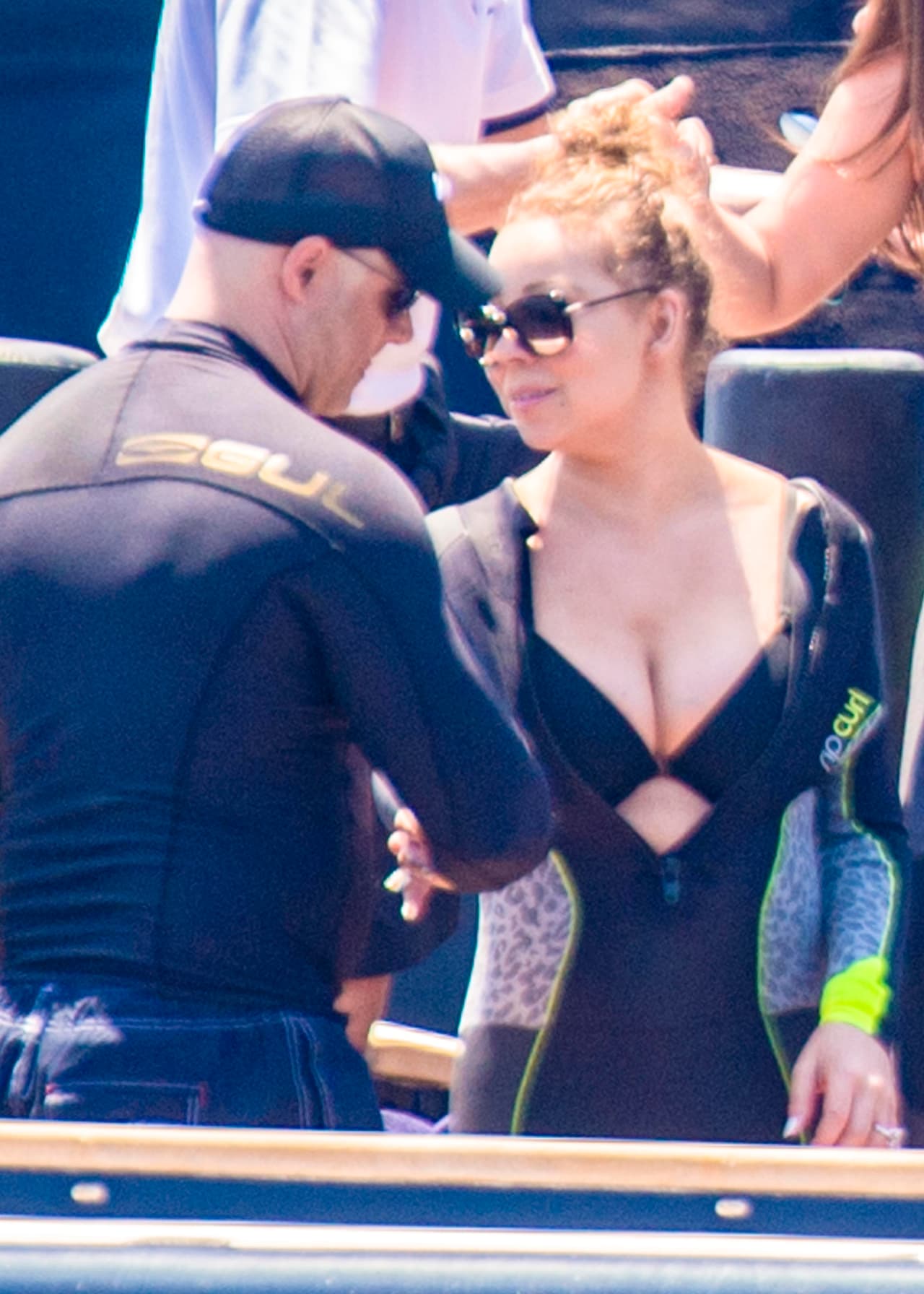 Con ese escote se robó toda la atención de los caballeros.