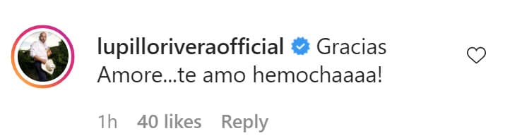 El comentario amoroso de 'El Toro del Corrido' no se hizo esperar, pero no dejó claro si eran marido y mujer o todavía no.
<br>