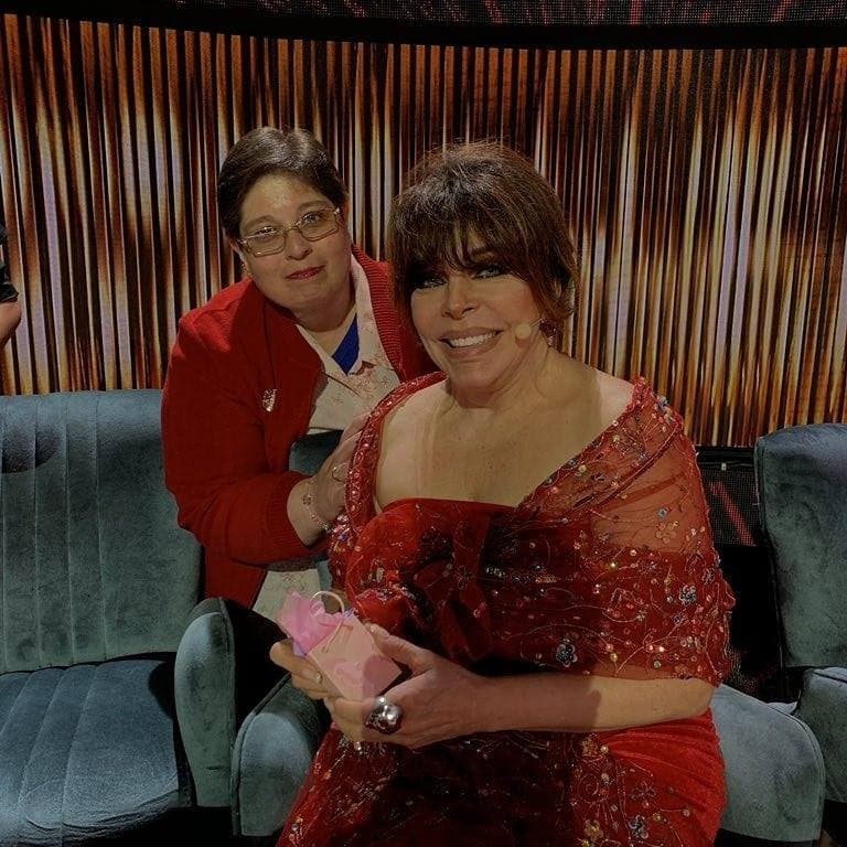 El cariño que Irma siente por la Jueza de Honor de Pequeños Gigantes es excepcional.