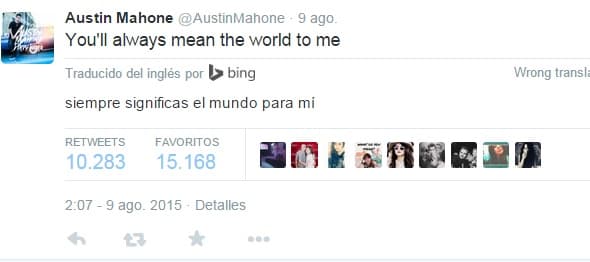 En sus redes sociales puso: ''Siempre significarás el mundo para mí''.