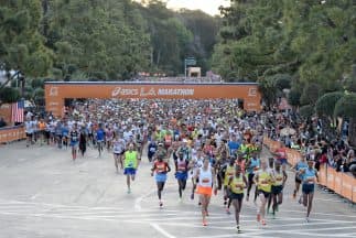 Imagen edición anterior del Maratón de Los Ángeles.