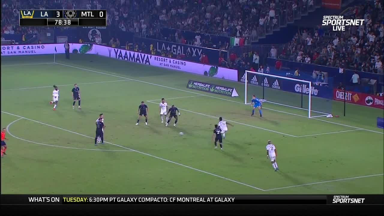 De lujo: Raveloson sella una gran jugada del Galaxy con el 4-0