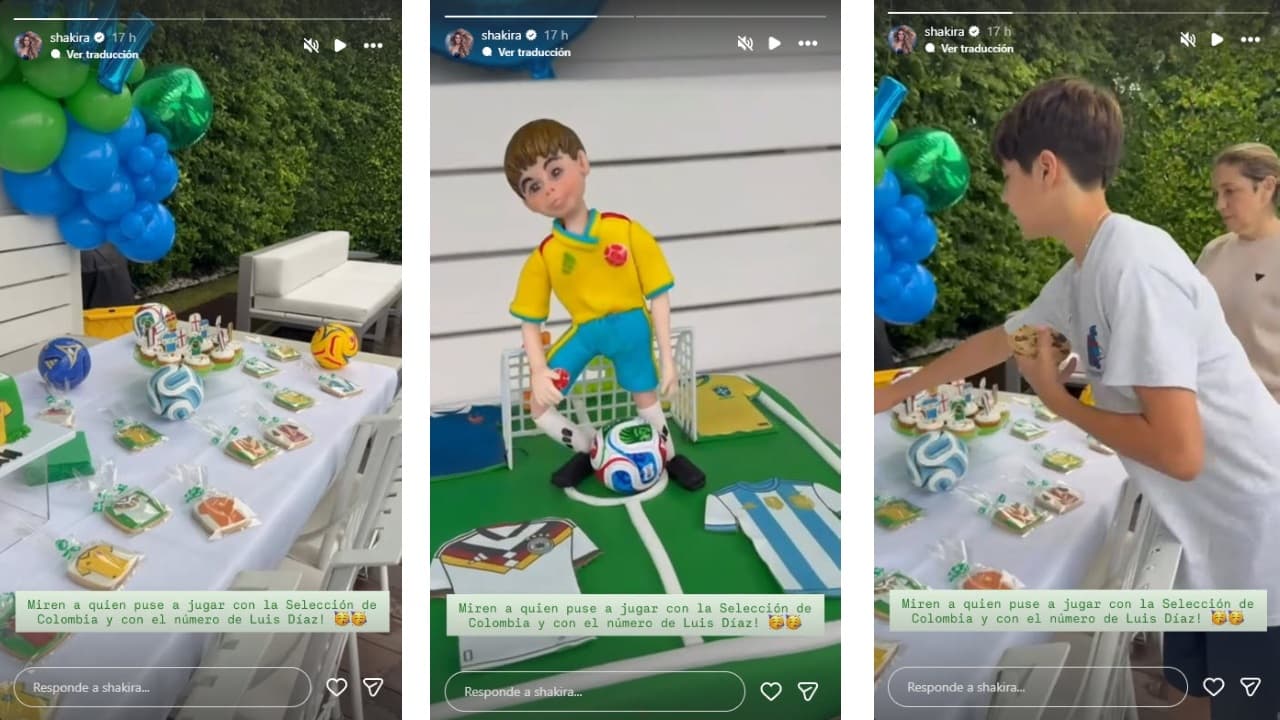 Así celebró Milan su cumpleaños número 13.