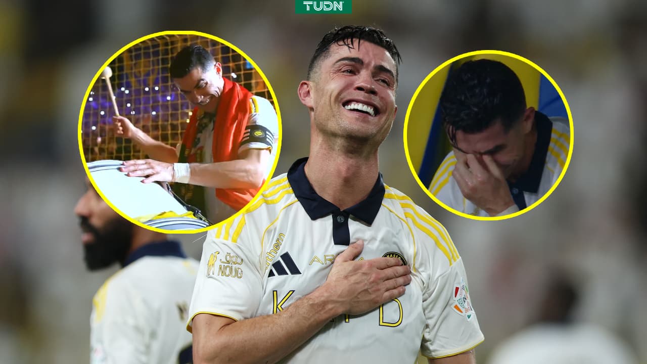 Así festejó Cristiano Ronaldo con Al-Nassr tras ser campeón de la Liga Saudí