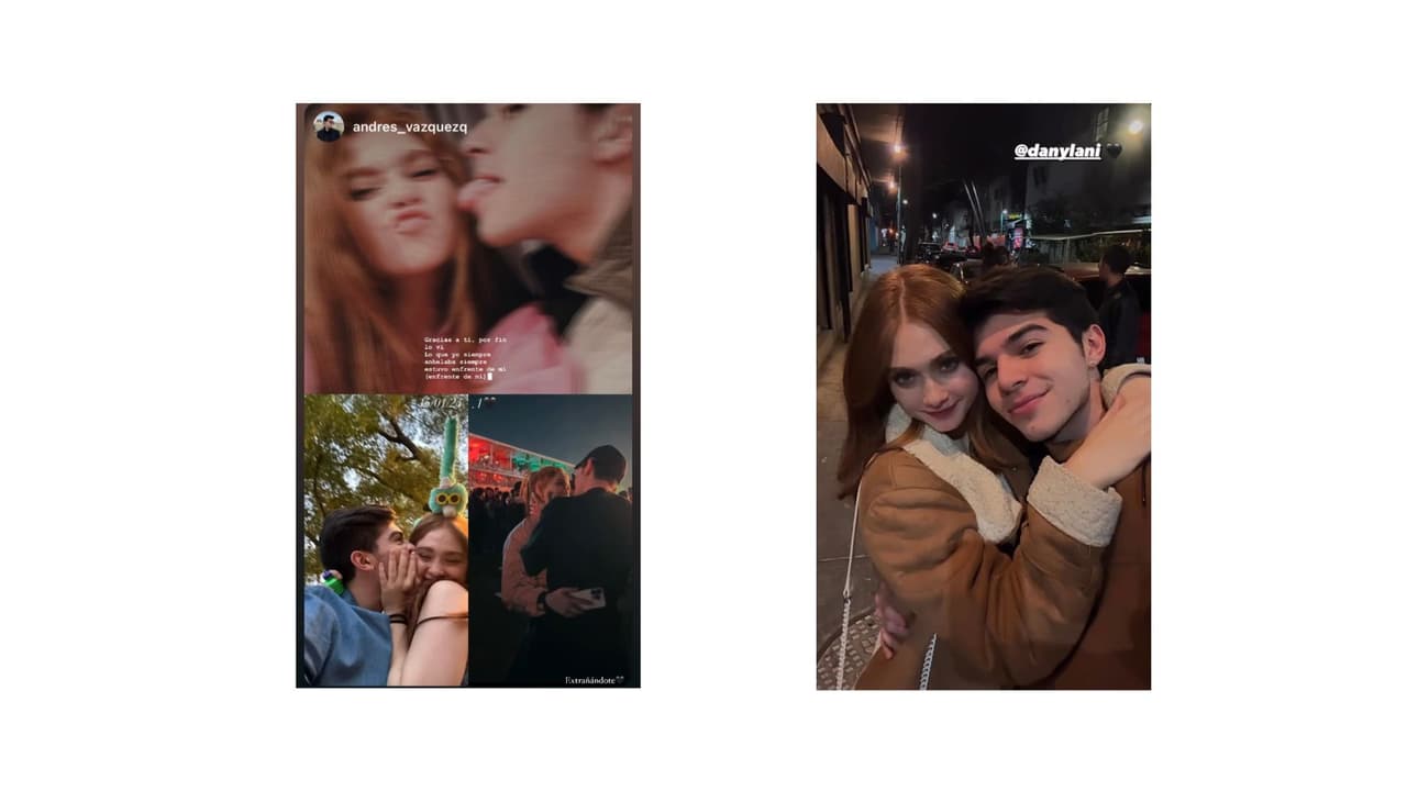 Daniela y Andrés hicieron público su noviazgo en diciembre de 2023.