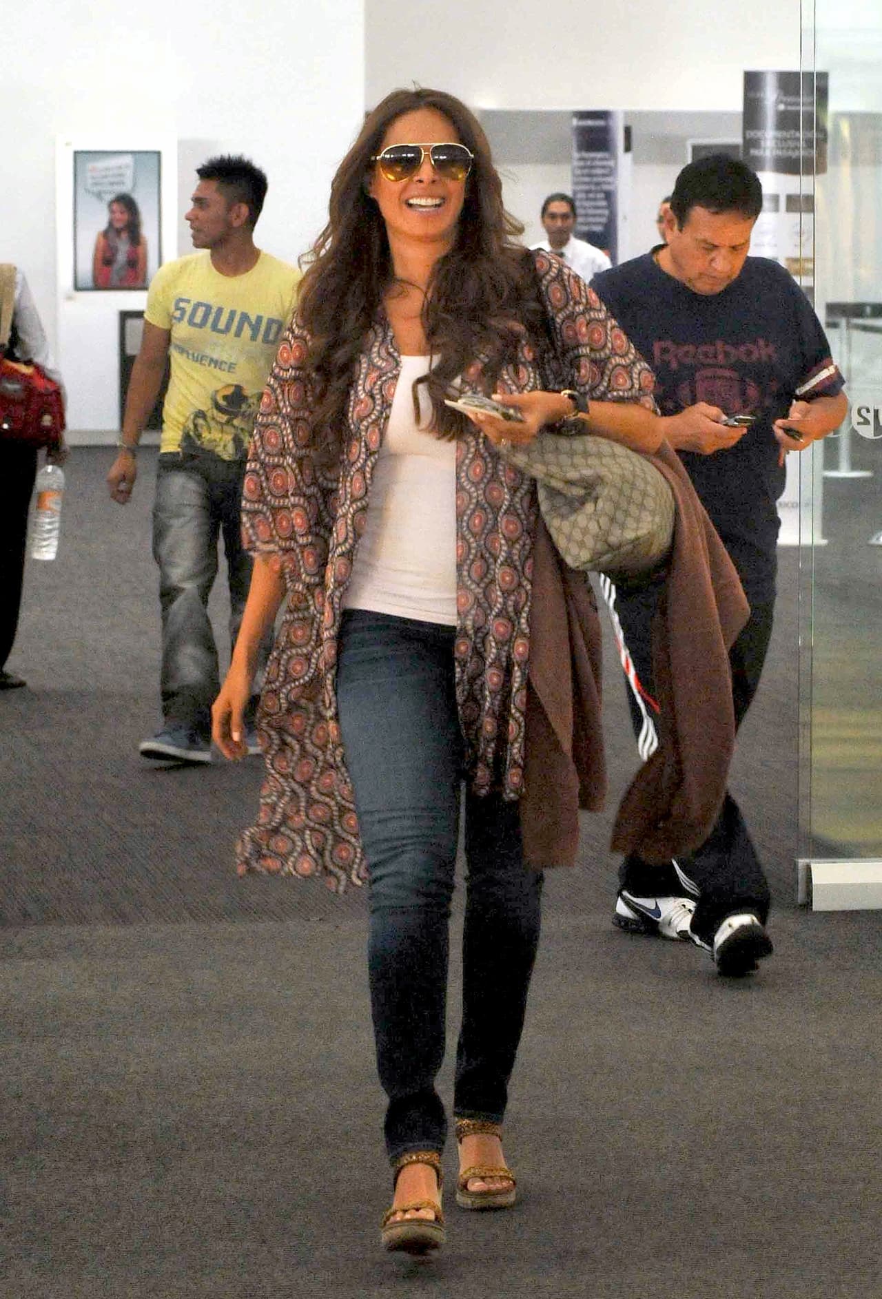 Siempre dispuesta a compartir con su gente.