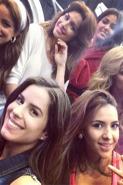 Una selfie con las finalistas de NBL.