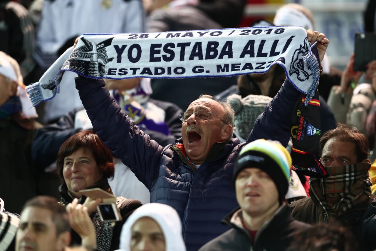 Los fanáticos españoles del equipo blanco mostraron siempre que su lealtad es intercontinental.