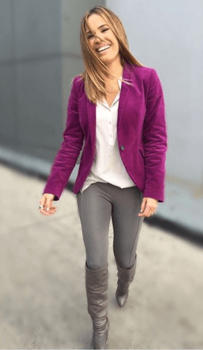 Gracias a su forma, los blazer resaltan tu cintura y equilibran tus hombros.