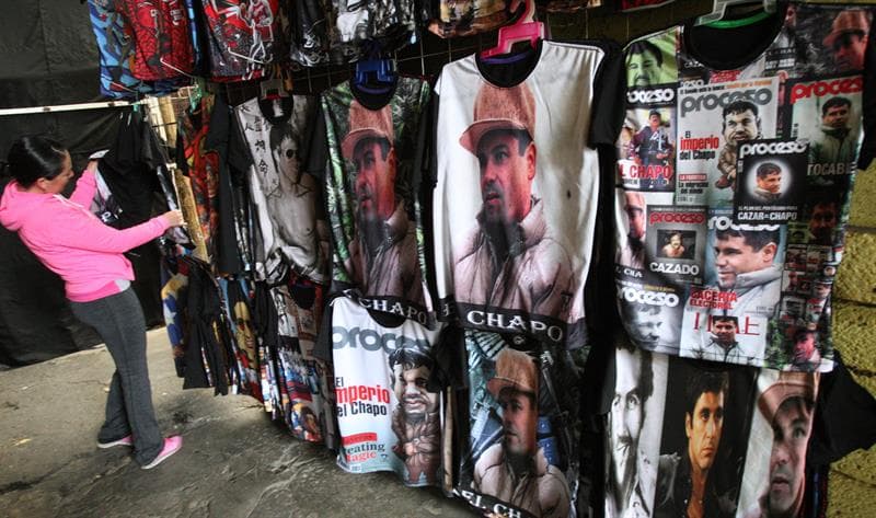 Camiseta con la imagen de El Chapo