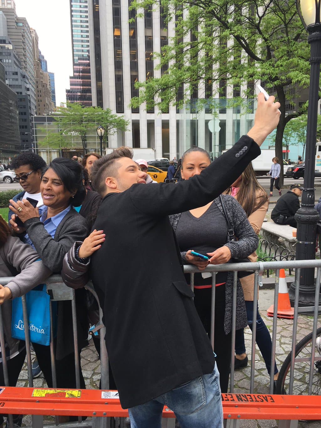 William desde la gran manzana compartiendo con sus fans.