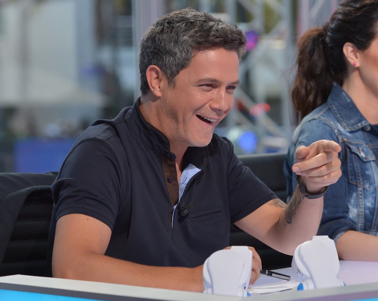 A muchos asustan estas caras. Sin duda, es el juez más exigente de la competencia. Aunque lo intente, su cara nos lo dice todo.