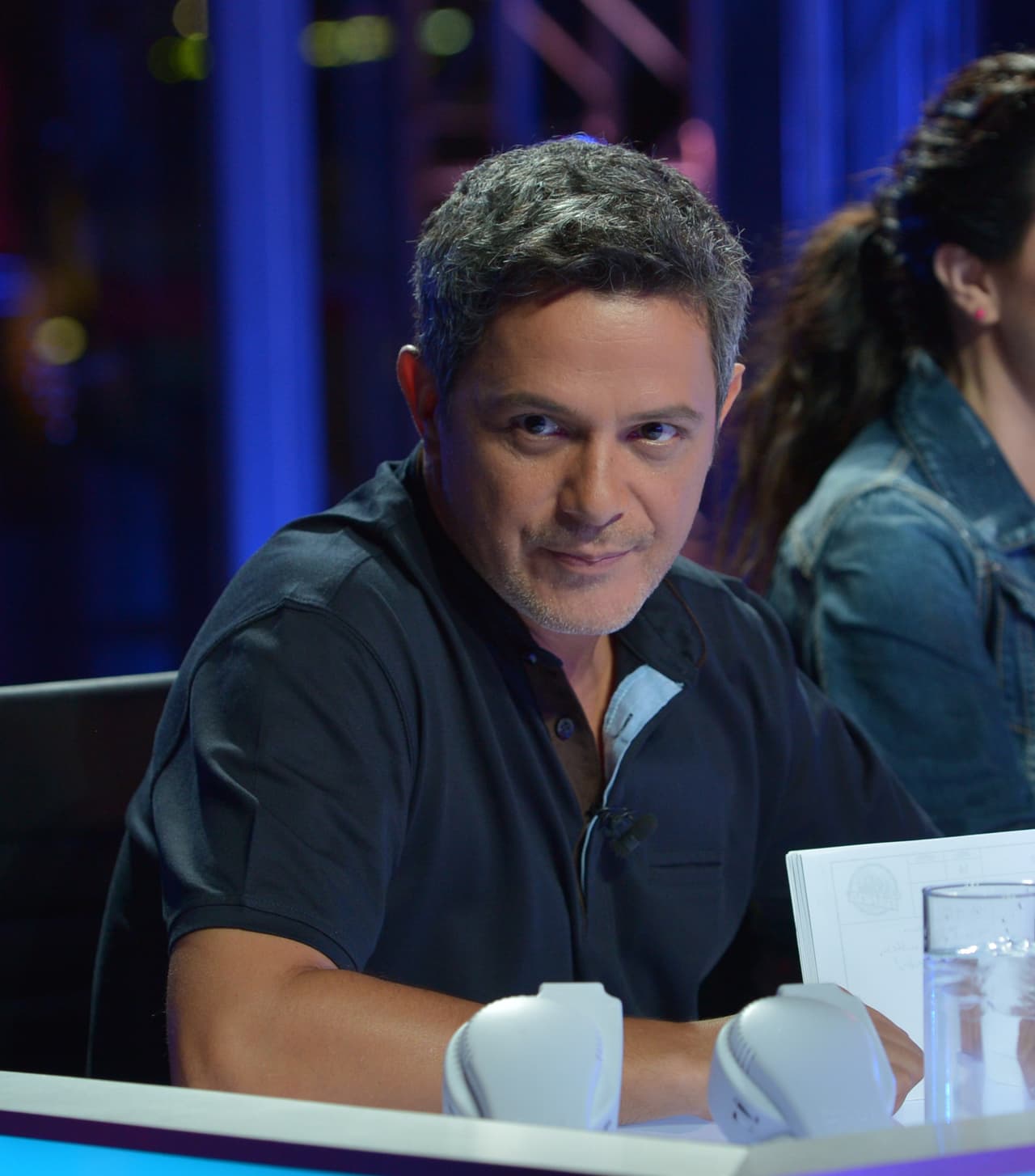 A muchos asustan estas caras. Sin duda, es el juez más exigente de la competencia. Aunque lo intente, su cara nos lo dice todo.