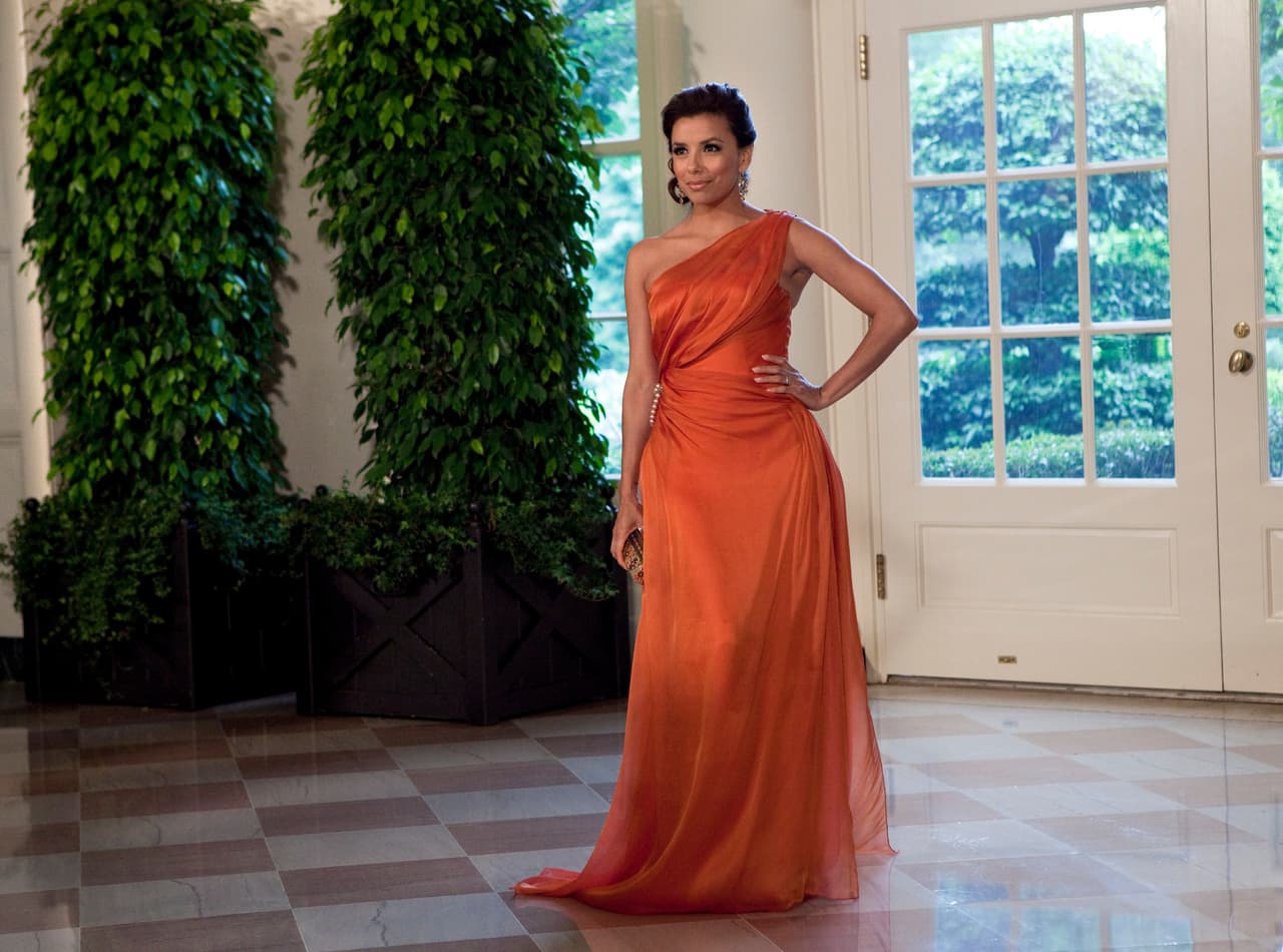 Eva Longoria en un evento en la Casa Blanca en el año 2010