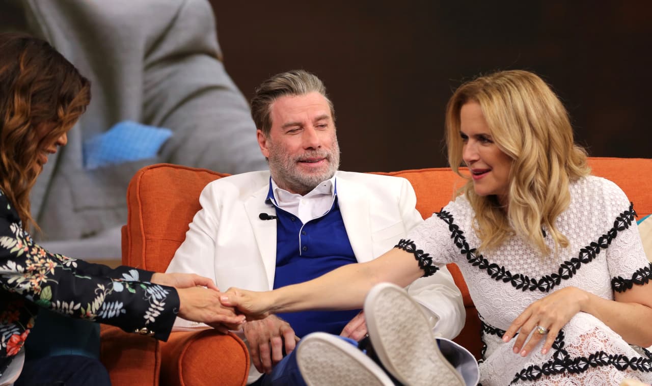 Kelly no dudó en compartir un poco de su historia de amor, y hasta hizo sonrojar a su esposo.