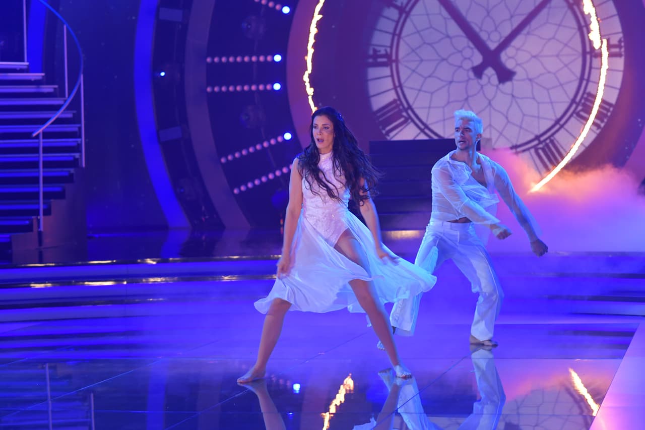 En el tercer programa de Mira Quién Baila, Dayanara tuvo la oportunidad de bailar un adagio.