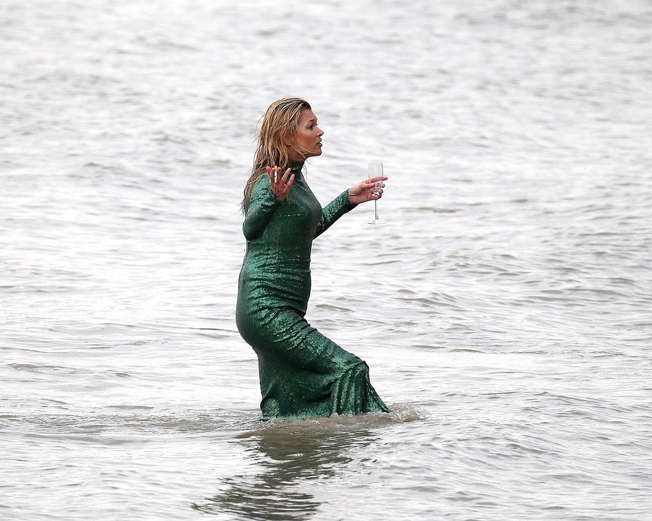 Un día normal en la vida de una modelo, ¿no?