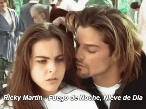 <b>Ricky Martin </b>luego de alcanzar la fama invitó a una jóven que apenas había hecho dos telenovelas.