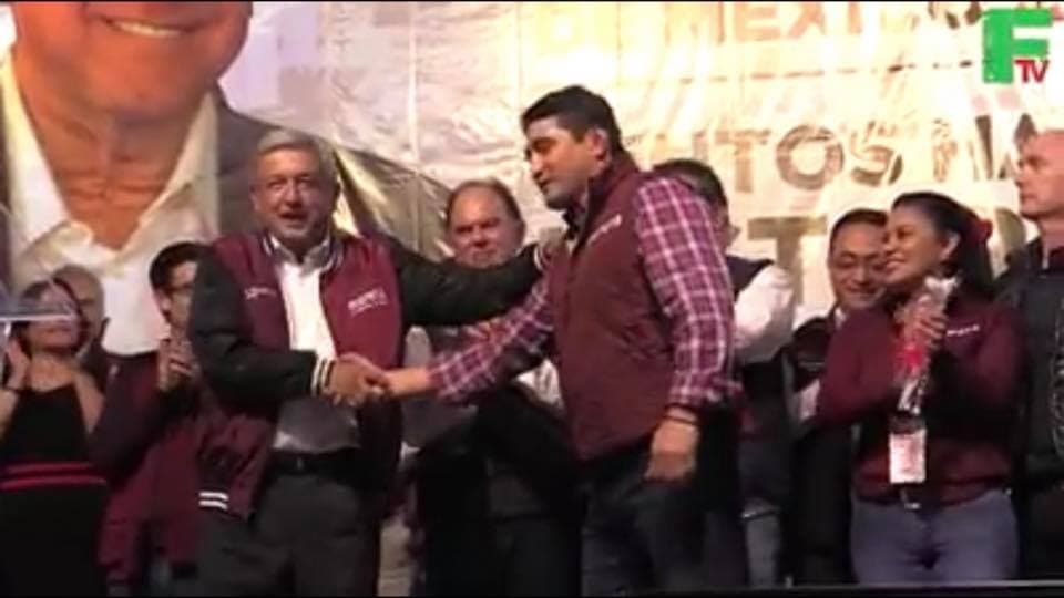 Erik 'El Terrible' Morales hizo pública su afinidad con Andrés Manuel López Obrador durante la campaña rumbo a la presidencia de México.