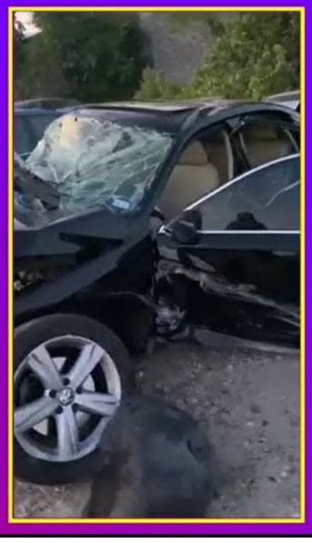 El 11 de junio, Emir Pabón y ella viajaban en un taxi solicitado a través de una plataforma digital en Houston, Texas. De acuerdo con la versión que el vocalista de Grupo Cañaveral ha dado, en el trayecto el chofer "comenzó a acelerar sin razón aparente, a pesar de los constantes reclamos por parte de Emir" y 
<b><a href="https://www.univision.com/famosos/emir-pabon-y-su-esposa-embarazada-sufren-accidente-automovilistico-video" target="_blank">se impactó de frente con un poste de concreto. </a></b>
<br>