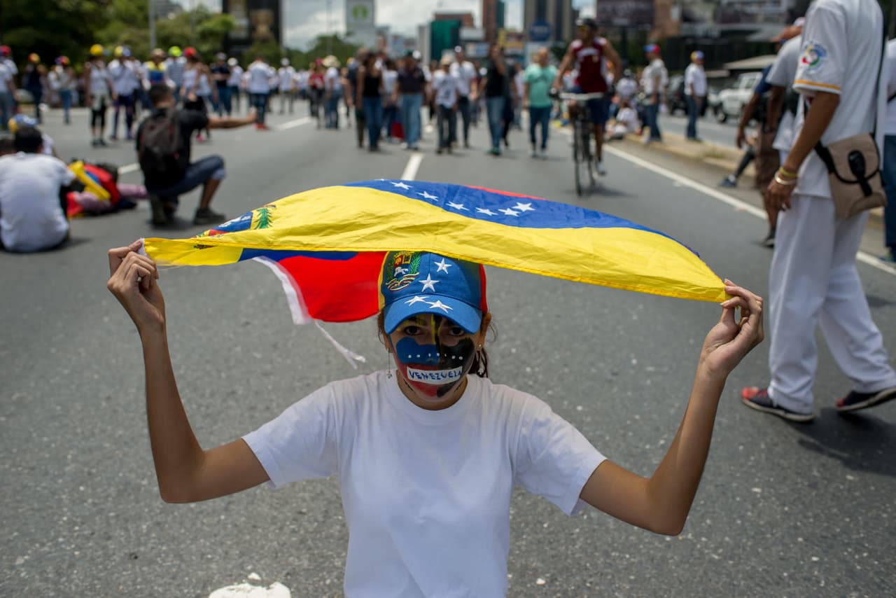 Según el partido Voluntad Popular, más de un millón de personas participaron en la manifestación convocada por la alianza opositora MUD.