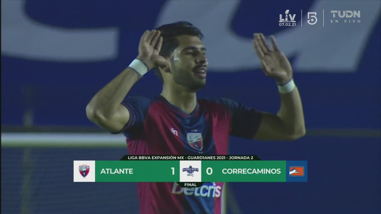 Atlante consigue su primera victoria a costa de Correcaminos