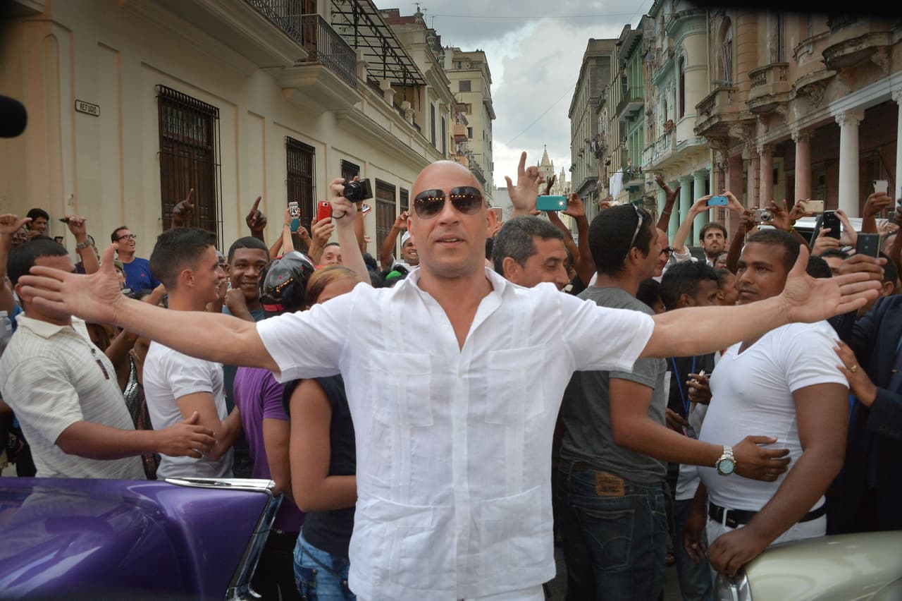 Fast and Furious star, Vin Diesel, in Havana