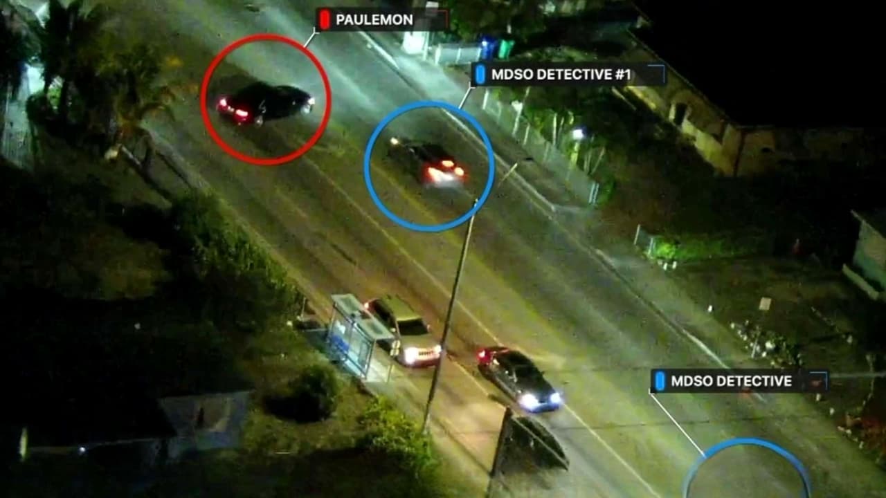 Revelan video de tiroteo tras persecución que involucra a oficial del sheriff de Miami-Dade