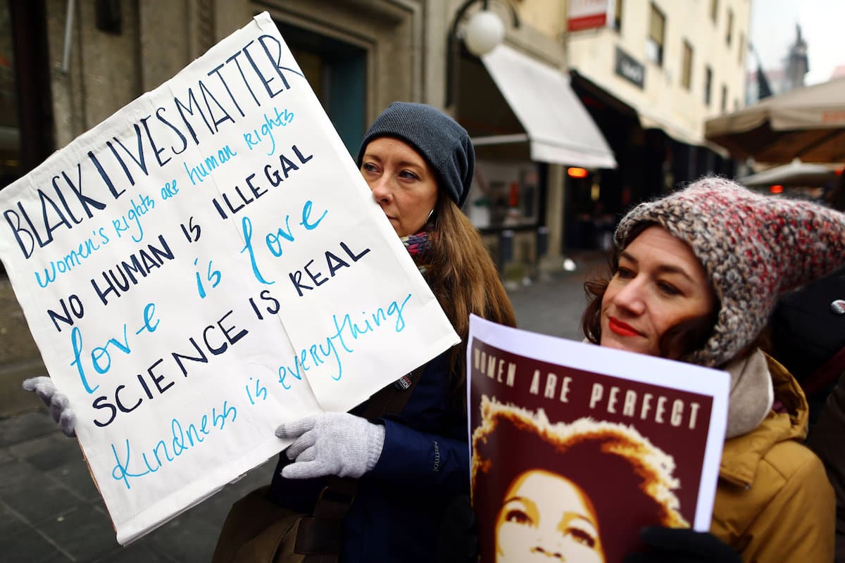 En Zagreb, Croacia, respondieron al llamado de las mujeres de Washington