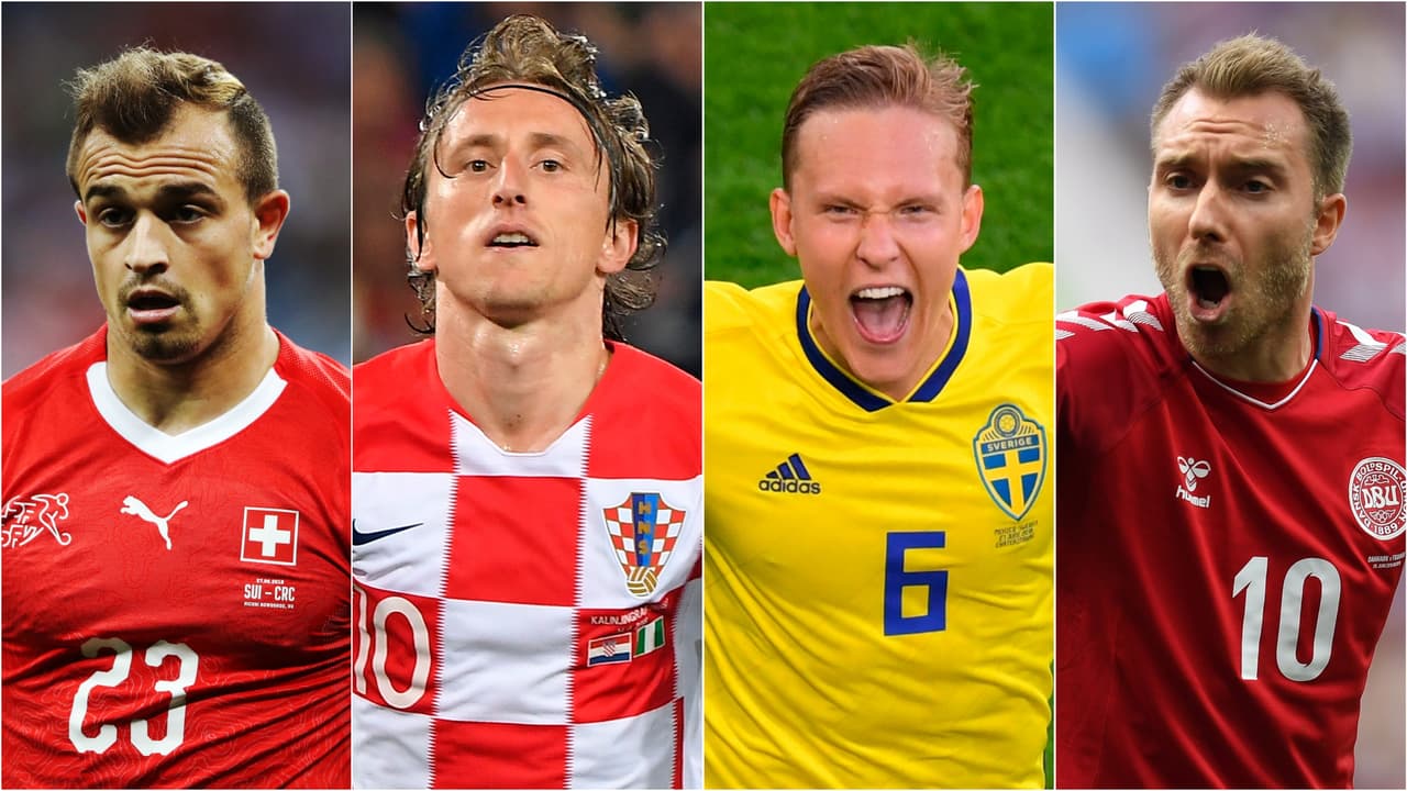 Suiza, Croacia, Suecia y Dinamarca se metieron por el repechaje y ahora pelean por la Copa Mundial de 2018.