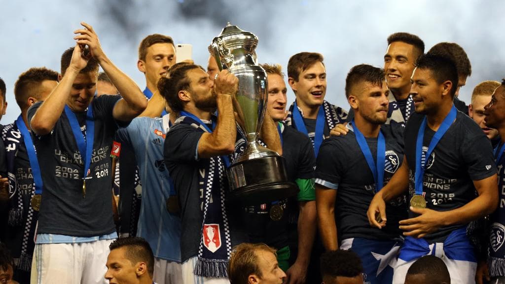 Sporting Kansas City, campeón vigente de la Copa Abierta de Estados Unidos.