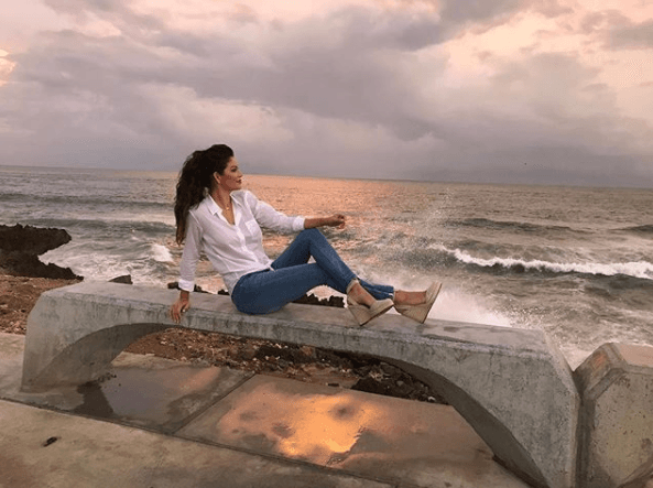 "Que bella eres República Dominicana", escribió Ana Patricia en sus redes sociales.