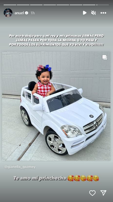 Gianella, la hija de Anuel AA.