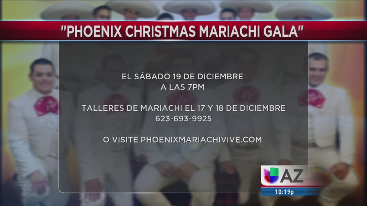 No te pierdas el “Phoenix Christmas Mariachi Gala” 